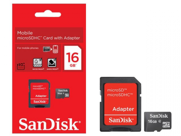 CARTAO DE MEMÓRIA SANDISK 16 GB